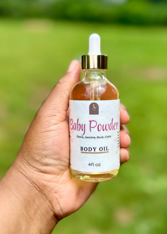 BABY POWDER BABY OIL– Soft, Clean Scent + Deep Hydration
